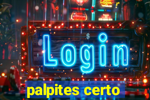 palpites certo